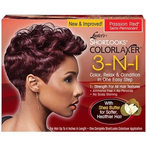 Pink ShortLooks Color Relaxer Kit Red
